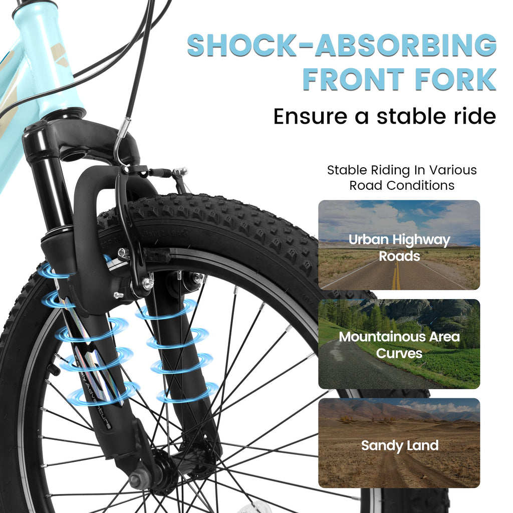20” Kids Mountain Bike – TrailKid | Front Suspension | 7-Speed