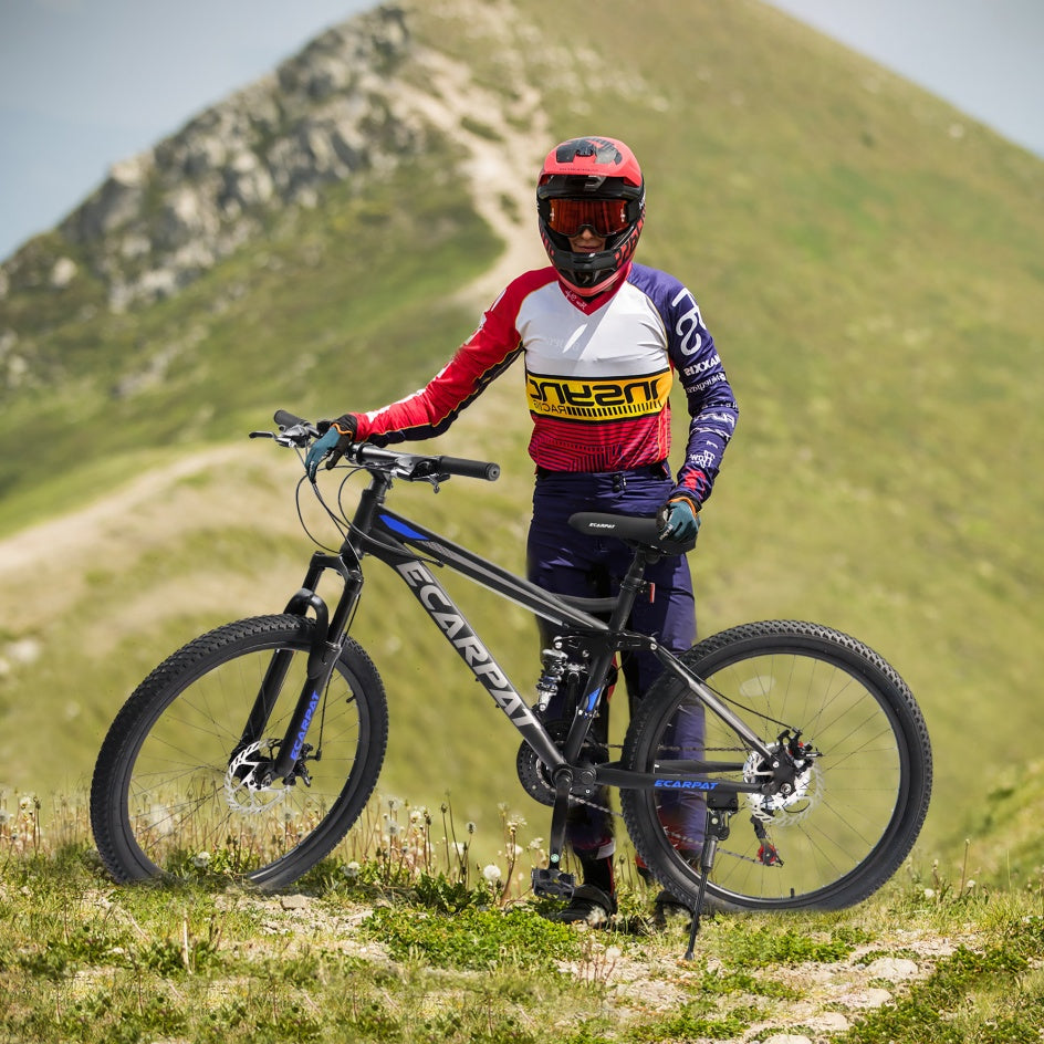 26” TrailX - Mountain Bike | Full Suspension | 21-Speed | Black