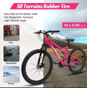 26" AllTrail Adult Mountain Bike | 21-Speed Hardtail
