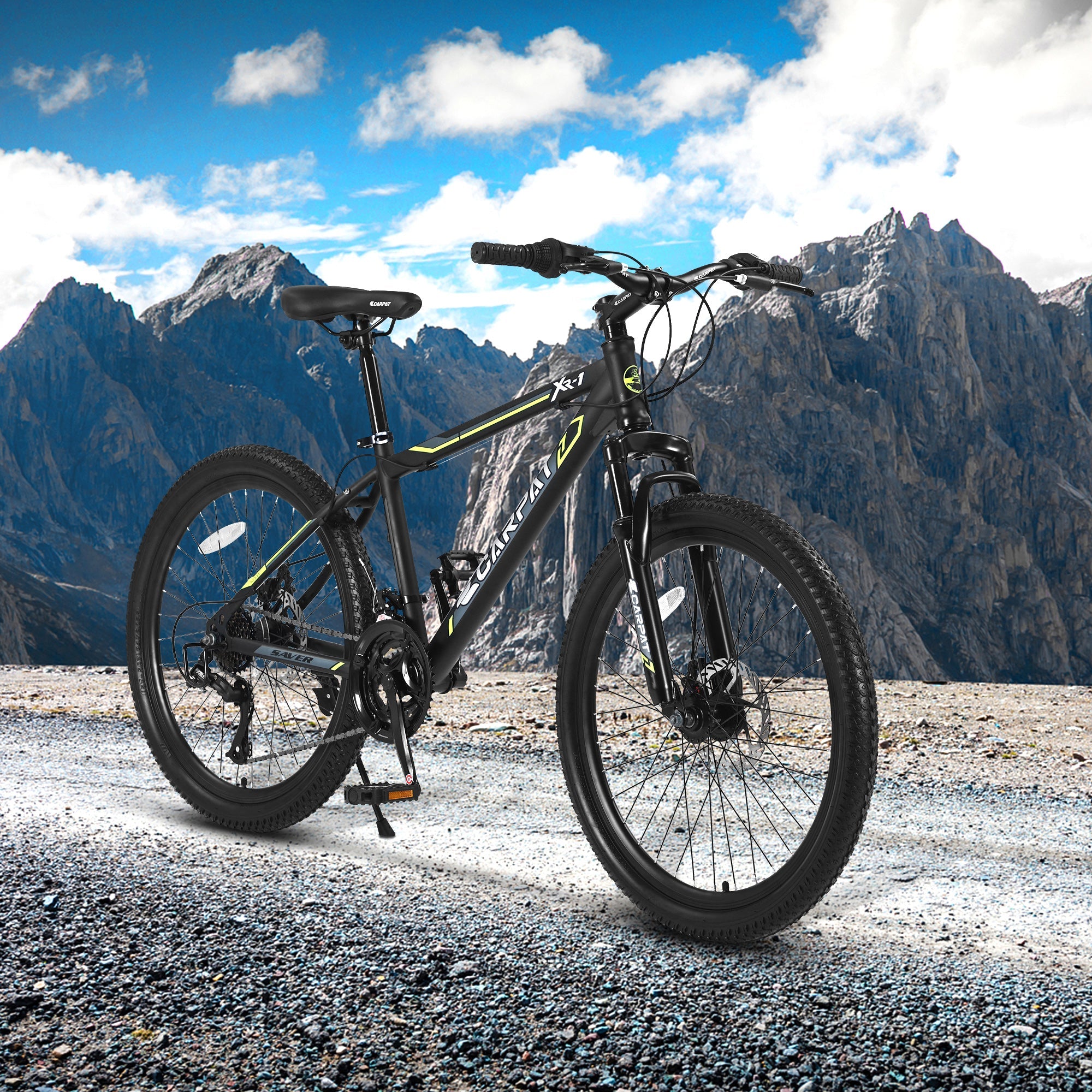 26" Adult Mountain Bike - 21-Speed, Dual Suspension & Disc Brakes