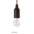 Outdoor Portable Camping Lights Retro Lighting LED Cable Lights Tent Lights Christmas Camping Atmosphere Lights Decorative Chandeliers
