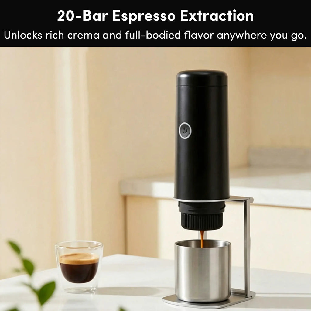 Citaly GO-1 Portable Espresso Machine | Self-Heating, Capsule & Ground Coffee