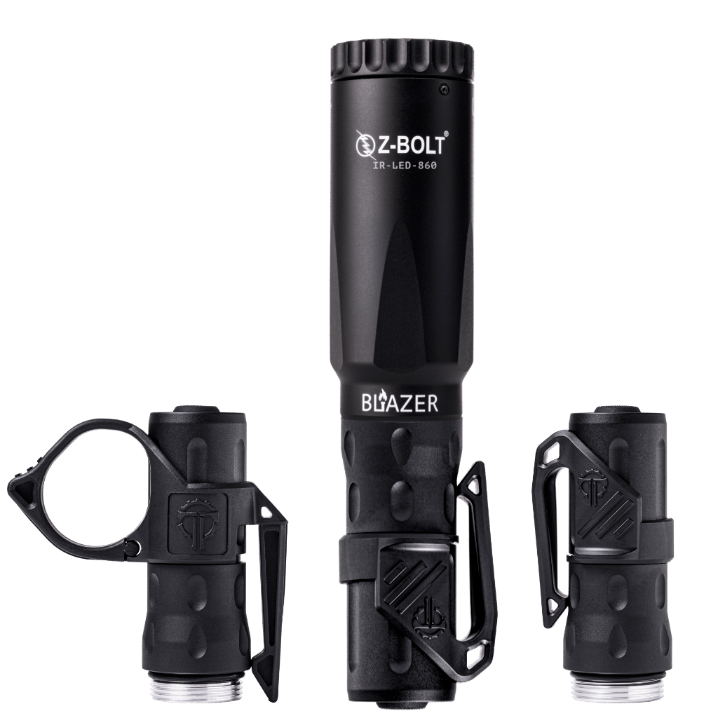 BLAZER I - LED IR Illuminators - Thyrm Clips, HANDHELD (IP65)