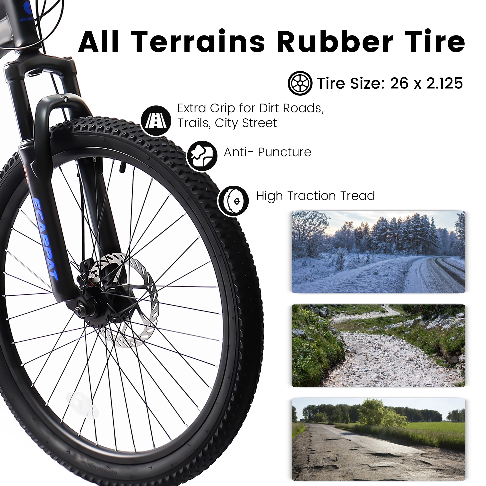 26” TrailX - Mountain Bike | Full Suspension | 21-Speed | Black