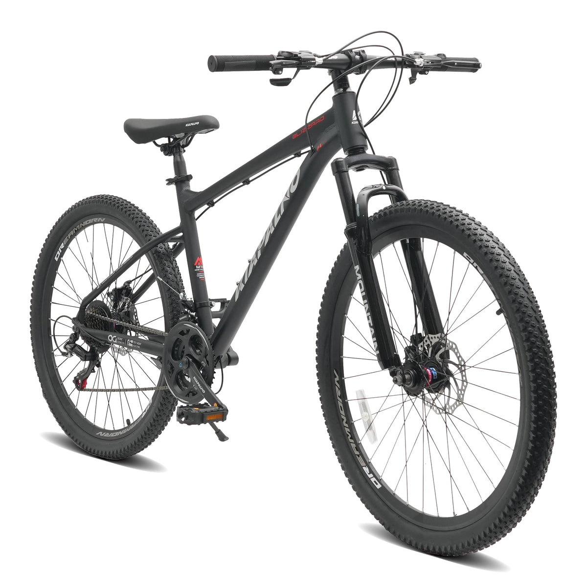 26" AllTrail Adult Mountain Bike | 21-Speed Hardtail (Black)