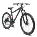 26" AllTrail Adult Mountain Bike | 21-Speed Hardtail (Black)