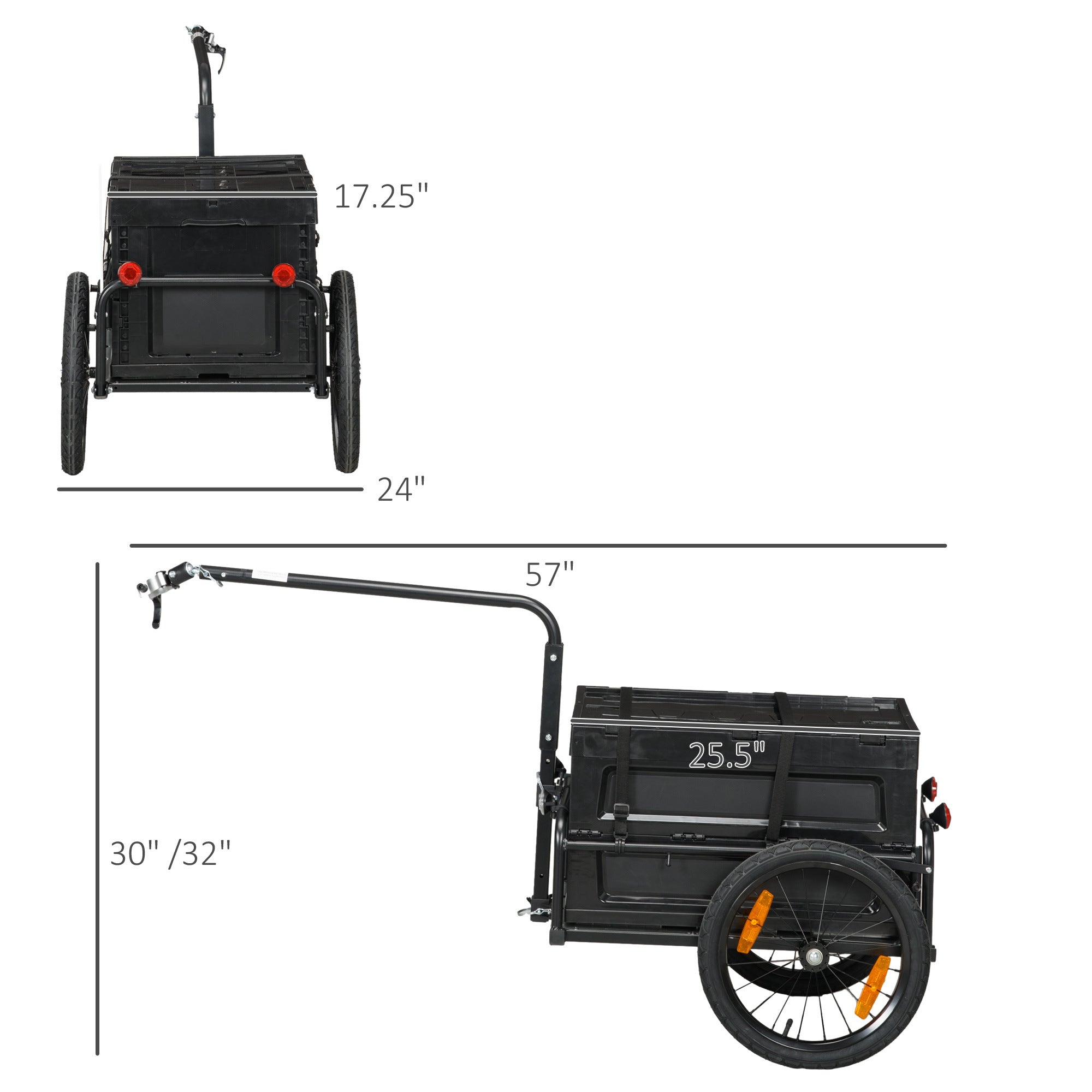 Bike Cargo Trailer – Removable Storage Box