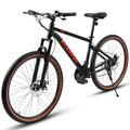 24" TrailLite Adult Mountain Bike | 21-Speed Hardtail (Red-Black)