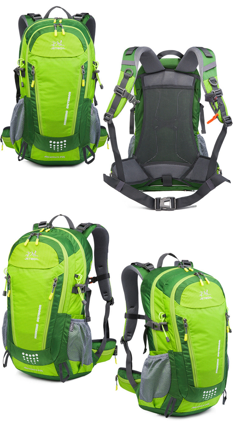 Outdoor Dual-shoulder Sports Bag, Waterproof Oxford Fabric Hiking Bag, Trekking And Travel Backpack
