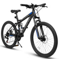 27.5” TrailX - Mountain Bike | Full Suspension | 21-Speed | Black Blue 2