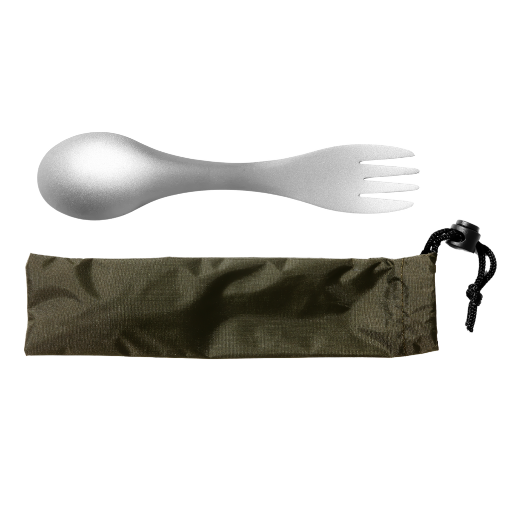 Spoon and Fork Combo - Titanium